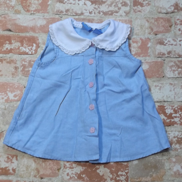 Baby Crew Blue and white Dress - Picture 1 of 1